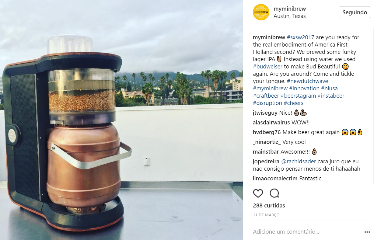 Mini Brew: para fazer breja em casa, com controle do processo via app do celular: 999 euros, um clique, 5l de breja em 3 horas Mini Brew: para fazer breja em casa, com controle do processo via app do celular: 999 euros, um clique, 5l de breja em 3 horas