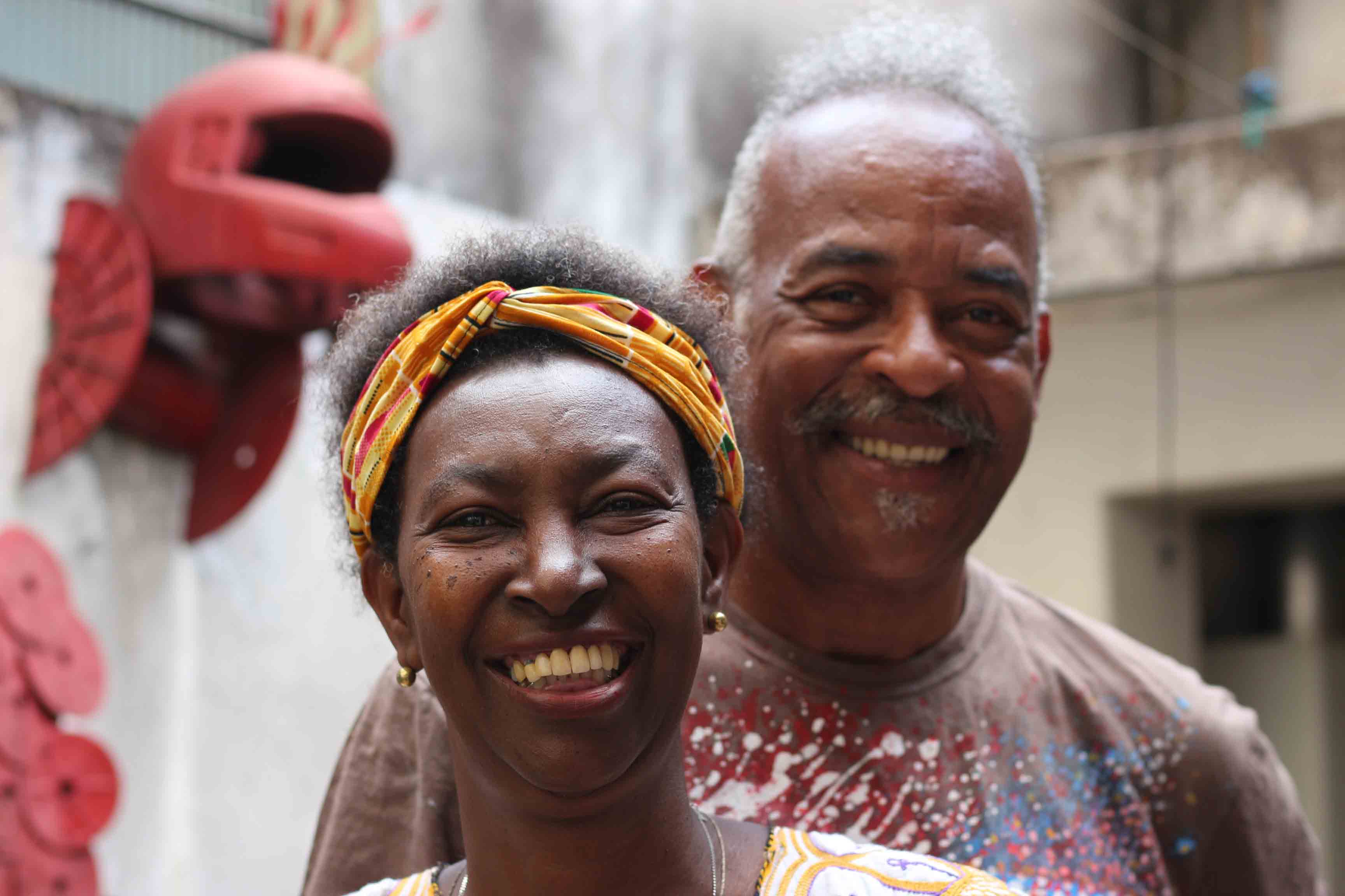 Cidinha e o marido, Samuel Santiago: afeto Cidinha e Samuel Santiago: afeto