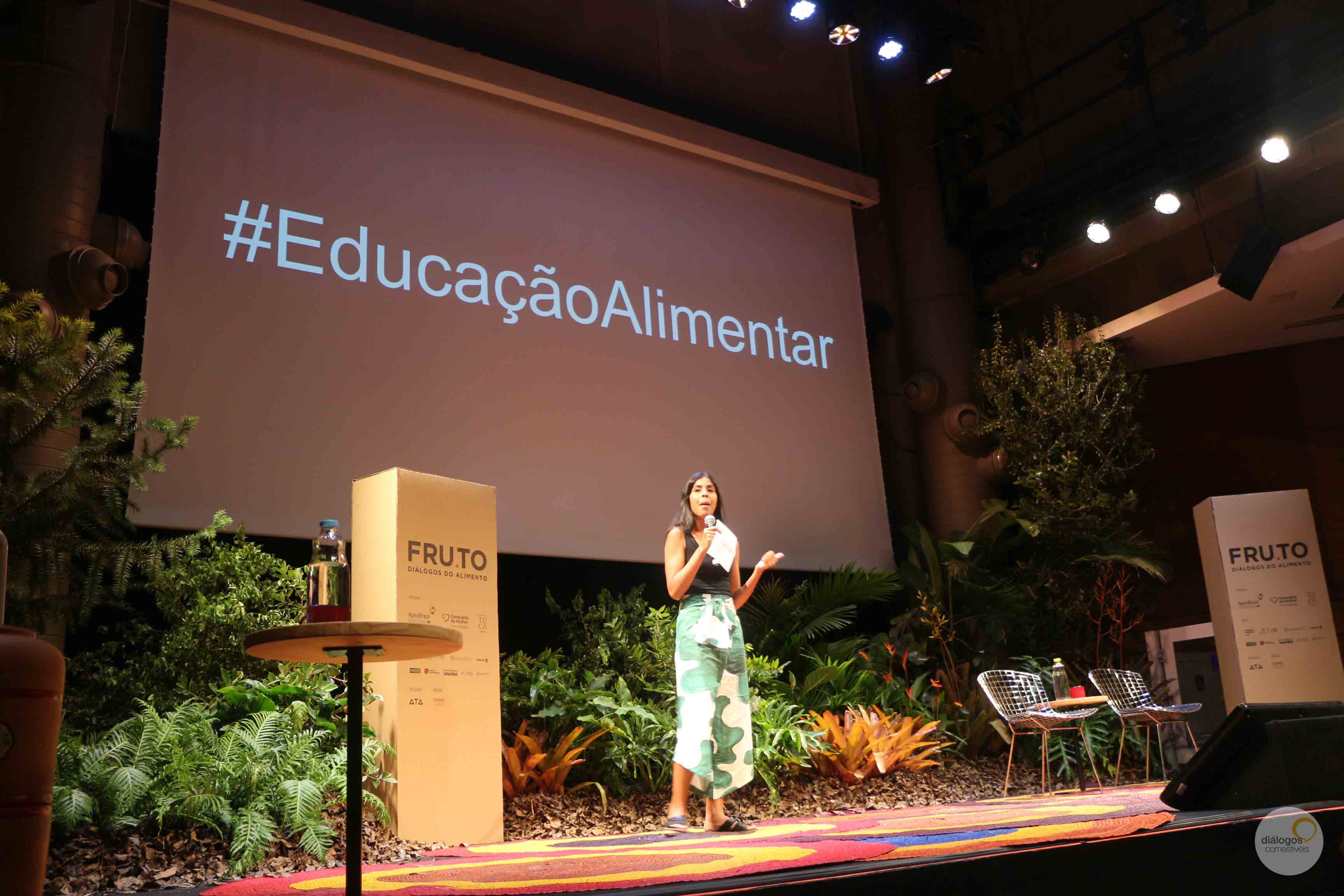 Bela Gil, no Seminário Fru.To Bela Gil, no Seminário Fru.To